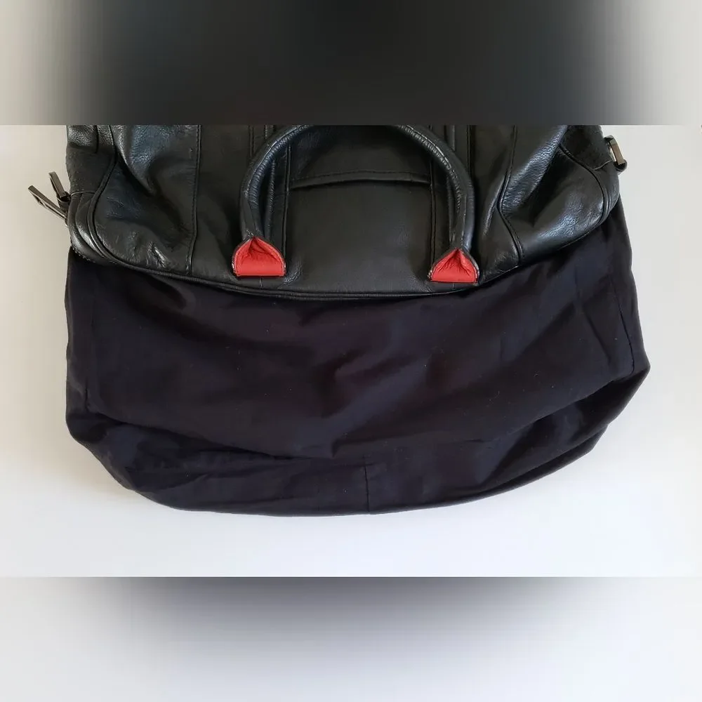 Zadig & Voltaire Lucien Noir Leather Bag